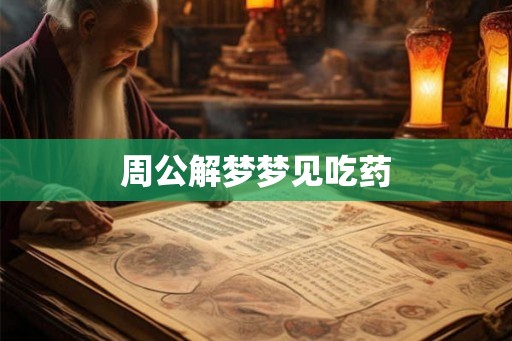 周公解梦梦见吃药