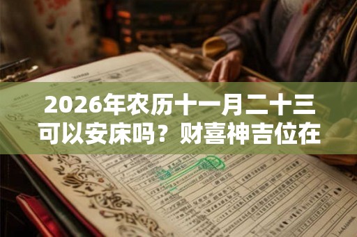 2026年农历十一月二十三可以安床吗？财喜神吉位在哪？
