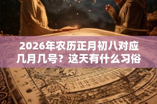 2026年农历正月初八对应几月几号？这天有什么习俗