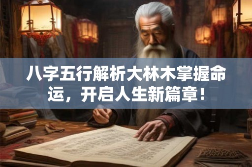 八字五行解析大林木掌握命运，开启人生新篇章！