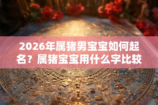 2026年属猪男宝宝如何起名？属猪宝宝用什么字比较好？