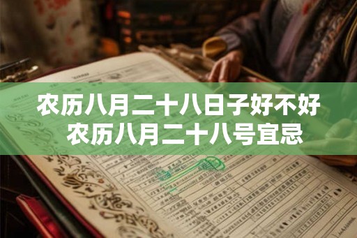 农历八月二十八日子好不好  农历八月二十八号宜忌