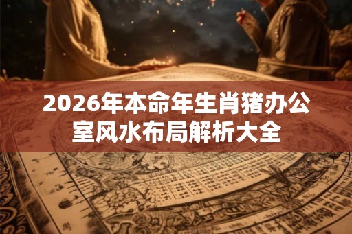 2026年本命年生肖猪办公室风水布局解析大全