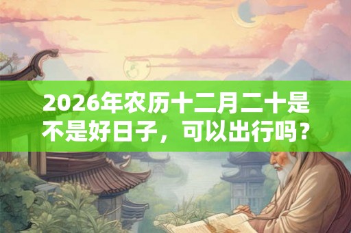 2026年农历十二月二十是不是好日子,可以出行吗? 2026年农历十二月二十是不是好日子,可以出行吗?