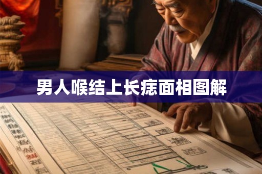男人喉结上长痣面相图解