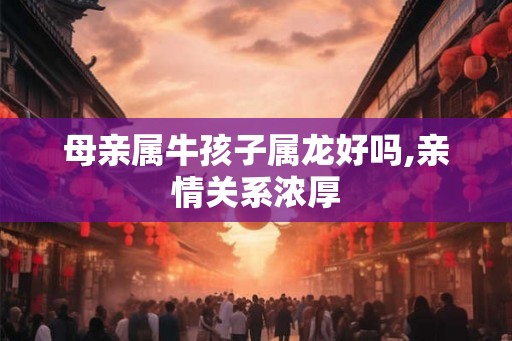 母亲属牛孩子属龙好吗,亲情关系浓厚 母亲属牛孩子属龙好吗,亲情关系浓厚
