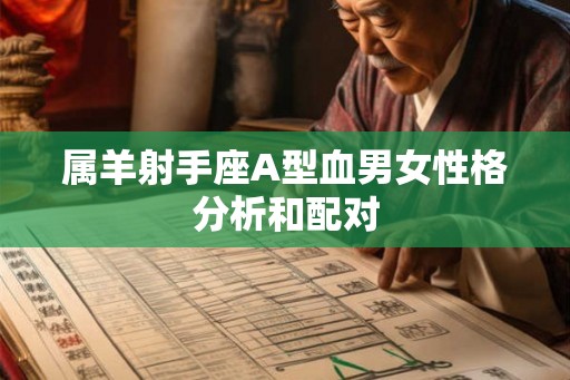 属羊射手座A型血男女性格分析和配对