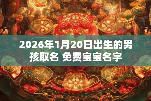 2026年1月20日出生的男孩取名 免费宝宝名字