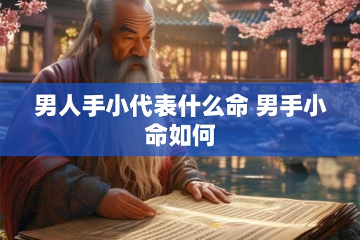 男人手小代表什么命 男手小命如何