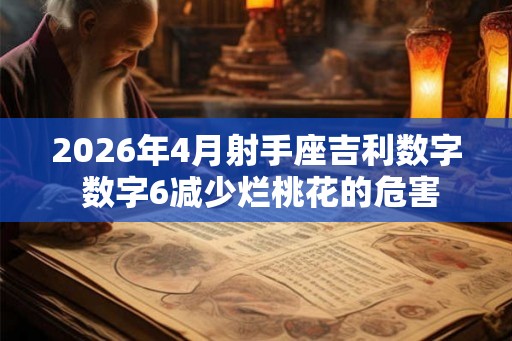 2026年4月射手座吉利数字 数字6减少烂桃花的危害