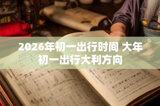 2026年初一出行时间 大年初一出行大利方向 2026年初一出行时间 大年初一出行大利方向