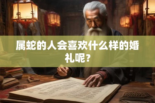 属蛇的人会喜欢什么样的婚礼呢? 属蛇的人会喜欢什么样的婚礼呢?