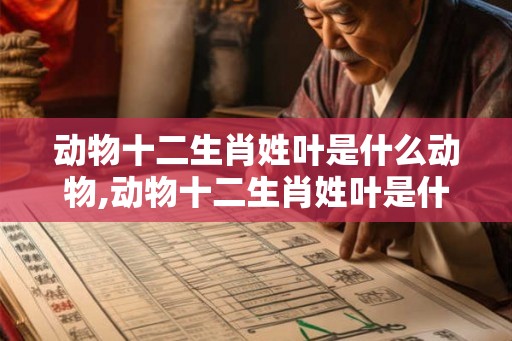 动物十二生肖姓叶是什么动物,动物十二生肖姓叶是什么动物图片