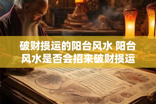 破财损运的阳台风水 阳台风水是否会招来破财损运