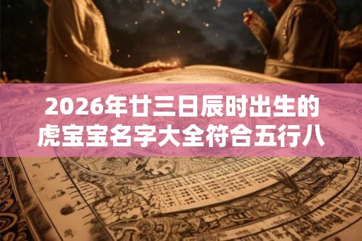 2026年廿三日辰时出生的虎宝宝名字大全符合五行八字 2026年廿三日辰时出生的虎宝宝名字大全符合五行八字
