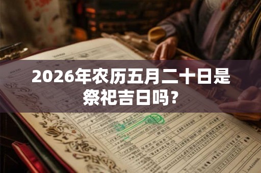 2026年农历五月二十日是祭祀吉日吗? 2026年农历五月二十日是祭祀吉日吗?