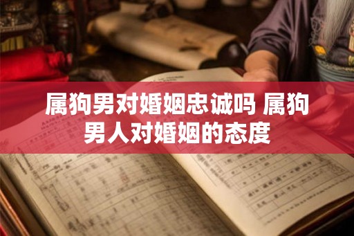 属狗男对婚姻忠诚吗 属狗男人对婚姻的态度 属狗男对婚姻忠诚吗 属狗男人对婚姻的态度