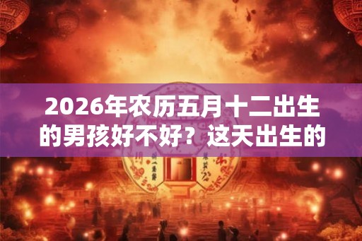 2026年农历五月十二出生的男孩好不好？这天出生的男孩怎样？