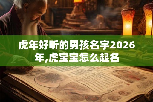 虎年好听的男孩名字2026年,虎宝宝怎么起名
