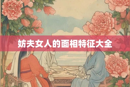 妨夫女人的面相特征大全