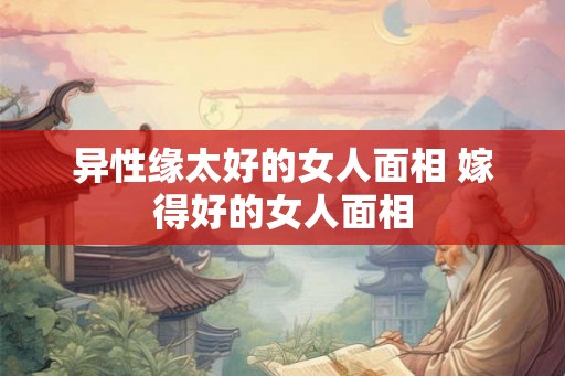 异性缘太好的女人面相 嫁得好的女人面相 异性缘太好的女人面相 嫁得好的女人面相