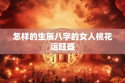 怎样的生辰八字的女人桃花运旺盛 怎样的生辰八字的女人桃花运旺盛