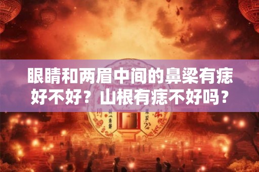 眼睛和两眉中间的鼻梁有痣好不好？山根有痣不好吗？