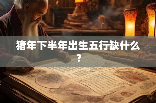 猪年下半年出生五行缺什么？