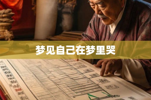 梦见自己在梦里哭