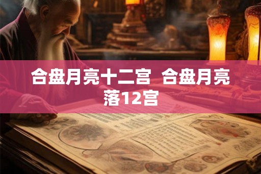 合盘月亮十二宫  合盘月亮落12宫