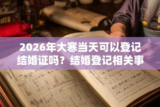 2026年大寒当天可以登记结婚证吗?结婚登记相关事项 2026年大寒当天可以登记结婚证吗?结婚登记相关事项