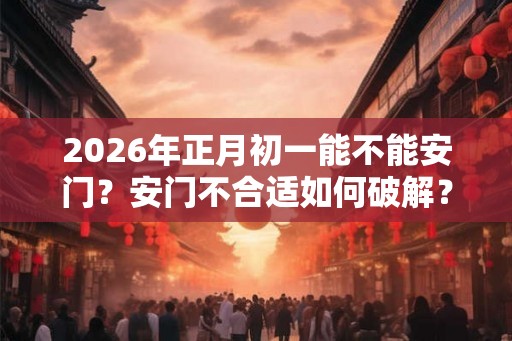 2026年正月初一能不能安门？安门不合适如何破解？