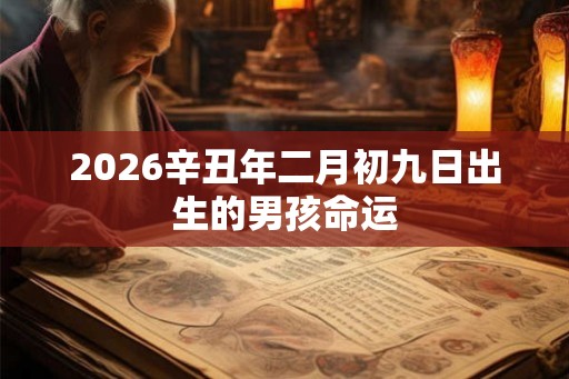2026辛丑年二月初九日出生的男孩命运