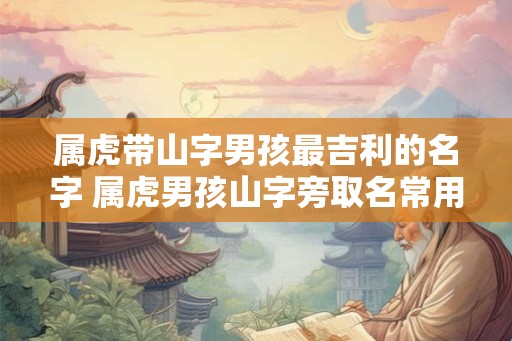 属虎带山字男孩最吉利的名字 属虎男孩山字旁取名常用字 属虎带山字男孩最吉利的名字 属虎男孩山字旁取名常用字