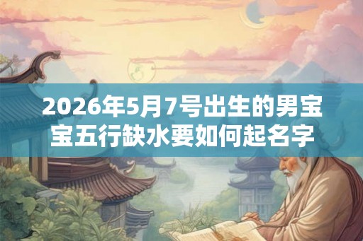 2026年5月7号出生的男宝宝五行缺水要如何起名字