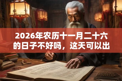 2026年农历十一月二十六的日子不好吗,这天可以出殡吗? 2026年农历十一月二十六的日子不好吗,这天可以出殡吗?