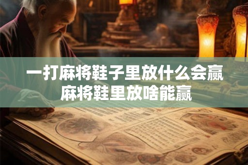 一打麻将鞋子里放什么会赢 麻将鞋里放啥能赢