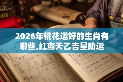 2026年桃花运好的生肖有哪些,红鸾天乙吉星助运 2026年桃花运好的生肖有哪些,红鸾天乙吉星助运