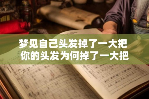 梦见自己头发掉了一大把 你的头发为何掉了一大把