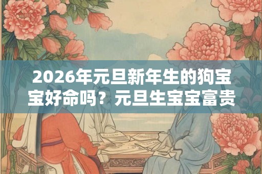 2026年元旦新年生的狗宝宝好命吗？元旦生宝宝富贵命吗？