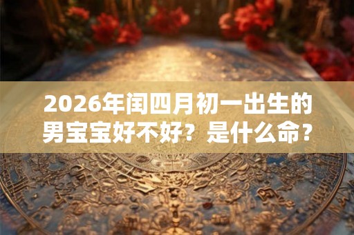 2026年闰四月初一出生的男宝宝好不好？是什么命？