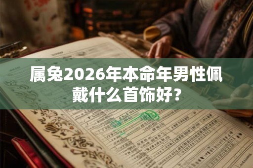 属兔2026年本命年男性佩戴什么首饰好？