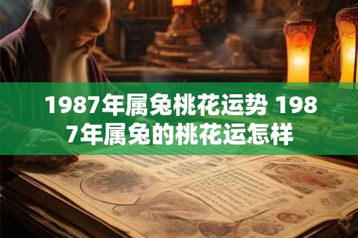 1987年属兔桃花运势 1987年属兔的桃花运怎样 1987年属兔桃花运势 1987年属兔的桃花运怎样