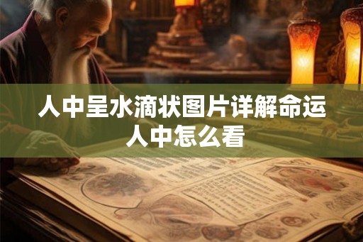 人中呈水滴状图片详解命运 人中怎么看