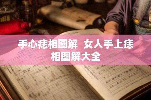 手心痣相图解  女人手上痣相图解大全