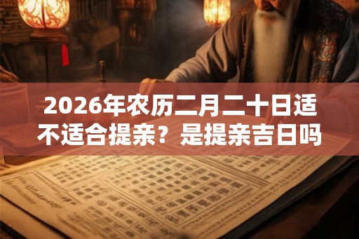 2026年农历二月二十日适不适合提亲？是提亲吉日吗？
