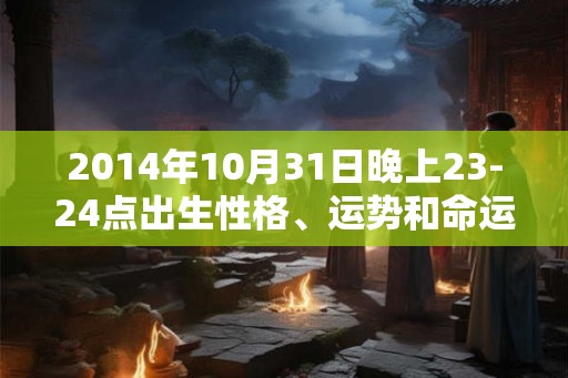2014年10月31日晚上23-24点出生性格、运势和命运