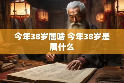 今年38岁属啥 今年38岁是属什么 今年38岁属啥 今年38岁是属什么