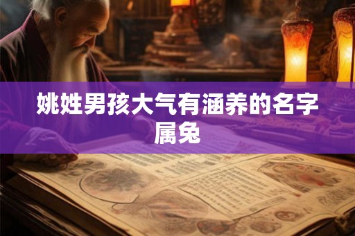 姚姓男孩大气有涵养的名字属兔