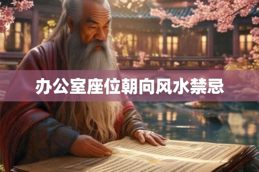 办公室座位朝向风水禁忌